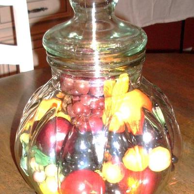 Sale Photo Thumbnail #35: JAR WITH FRUIT