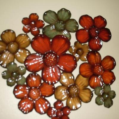 Sale Photo Thumbnail #44: METAL FLOWER ART