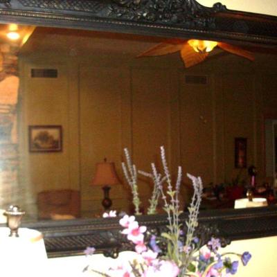 Sale Photo Thumbnail #12: LARGE MITTOR WITH BLACK FRAME