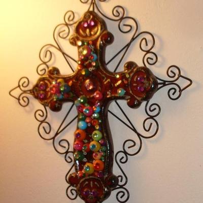 Sale Photo Thumbnail #96: JEWELED CROSS