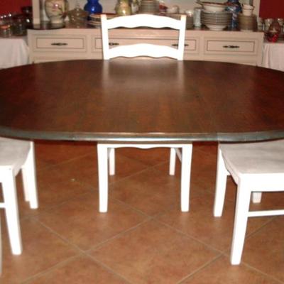 Sale Photo Thumbnail #33: TABLE AND 4 CHAIRS