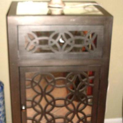 Sale Photo Thumbnail #43: MIRRORED CABINET
