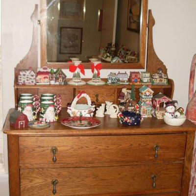 Sale Photo Thumbnail #68: ANTIQUE DRESSER AND CHRISTMAS