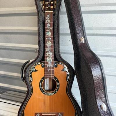 Sale Photo Thumbnail #2: Takamine limited edition classical (ornate abalone Italy