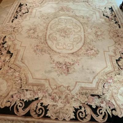 Large Floral Area Rug