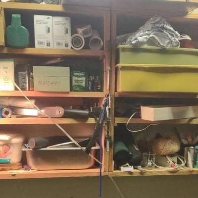Garage Shelf Contents