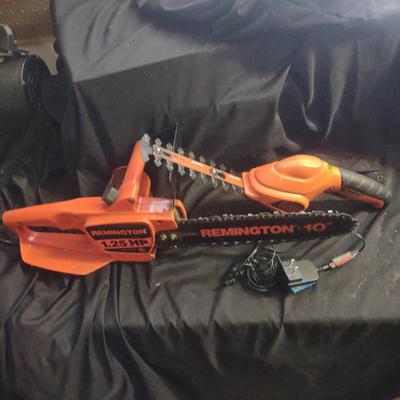 Electric Chainsaw And Rechargeable Mini Hedge Trimmer 