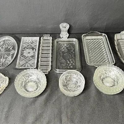 Glass Luncheon Serving Ware