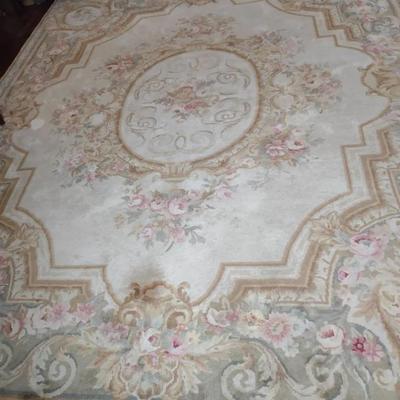 100% Wool Pile 8x10 Area Rug