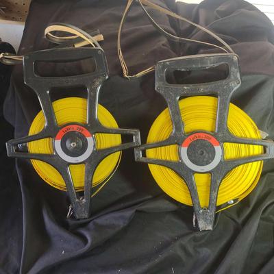 Lufkin 200 & 300 Foot Hi Vis Measuring Tapes