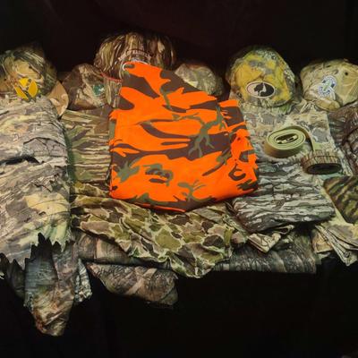 Camo Clothes And Hats For Hiding Or Hunting