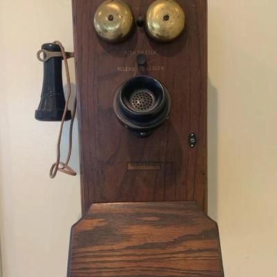 Antique Western Electric Wall Phone