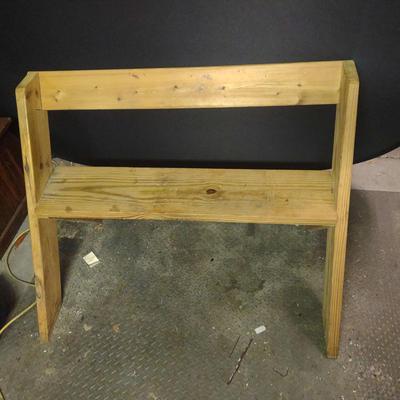 Rustic Built Bench