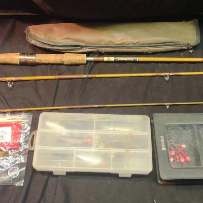 South Bend Outdoorsman Fishing Rod And Edtras