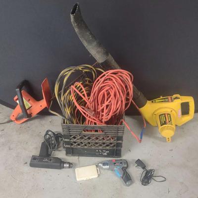 Power Tools And Extension Cords Lot