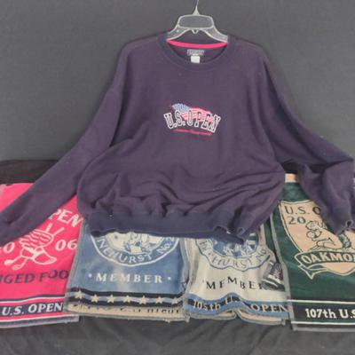 U.S. Open Sweatshirt And Towels