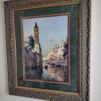 Ornate Framed Italian Art
