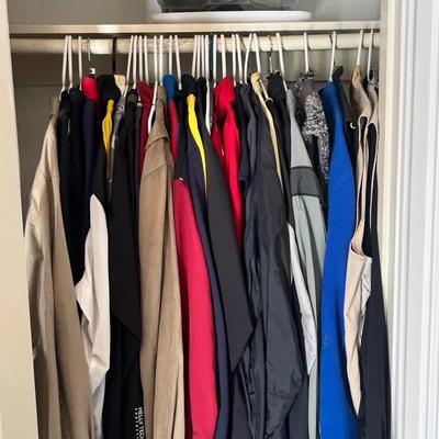 Closet Full Of Men’s Jackets And Vests - Mostly Size XL
