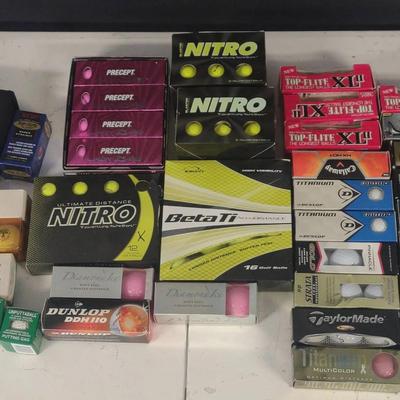 Golf Ball In Boxes Lot