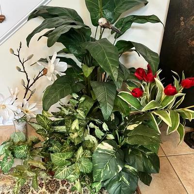 Assorted Artificial Plants - x5