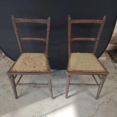 Antique School Or Church Chairs