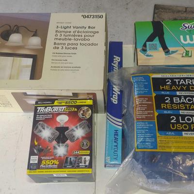 Table Of New Items  Tarps, Lights And More