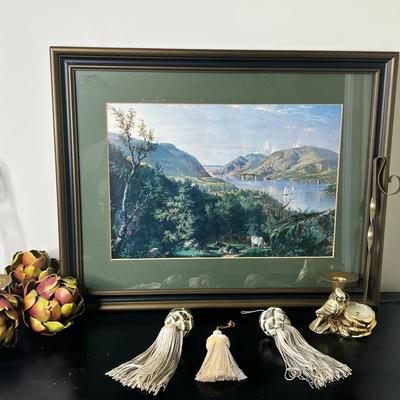 Framed Farmland Print And Other Decor