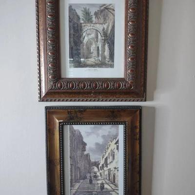 "A Street In Rhodes" Framed Artwork 
