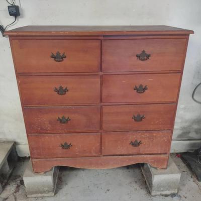 8 Drawer Solid Wood Dresser 