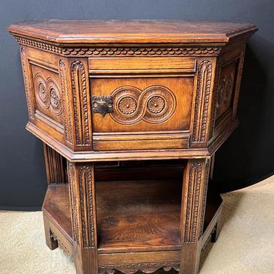 Uniquely Designed Wooden Cabinet - 30.5x19x33 Inches 