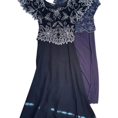 Beaded Dresses: Jkara Size 10 & Pisarro Nights Size 12P