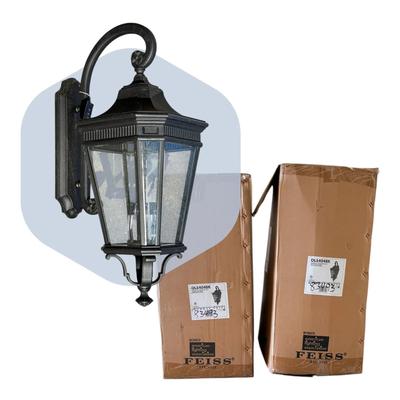 Two Large Feiss Outdoor Sconces