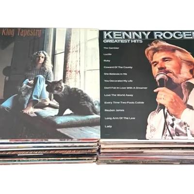 Mystery Vinyl Records! - Including Kenny Rogers, Carole King, Bruce Hornsby, & More 
