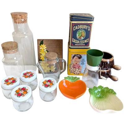 McCoy Soup Bowls, Glass Jars & More Vintage Kitchen Goods!