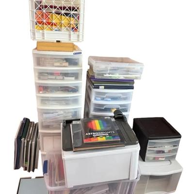 Mystery Scrapbooking Supplies - New 12x12 Albums, Refills, Cardstock, Stamps, Stickers, & More!