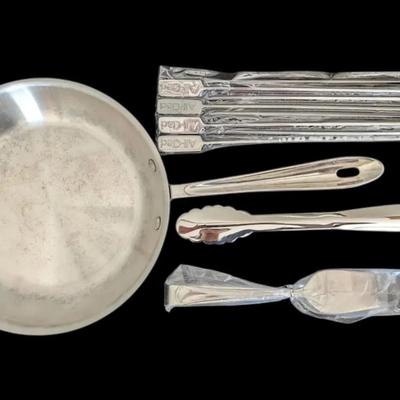 All-Clad Stainless Saute Pan, Tongs & More