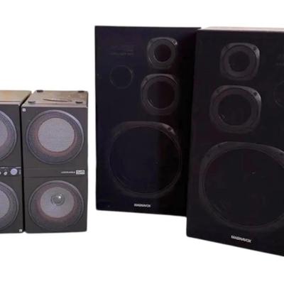 Magnavox AK252 3 Way Speakers & WS PSM2001 Speakers 