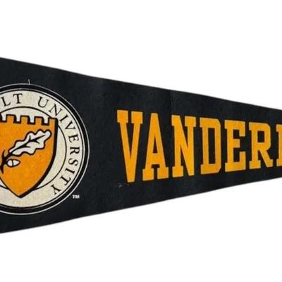 Vanderbilt University Vintage Felt Pennant