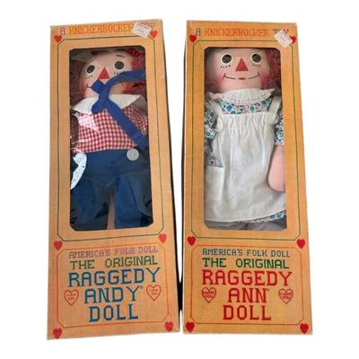 Vintage Knickerbocker’s Ragedy Ann And Andy In Box