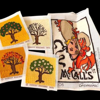 Sunset Designs And Gemini Designs Needlepoints