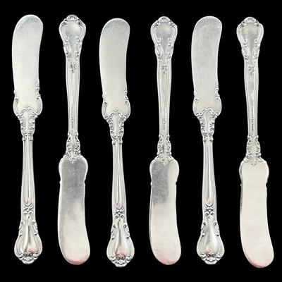 Gorham Chantilly Sterling Silver Butter Knives (153g Total)