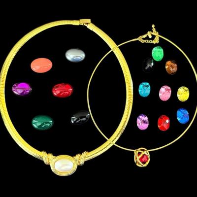 Joan Rivers Interchangeable Gold-Toned Necklaces