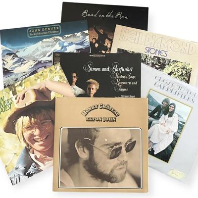 Vinyl Records - Elton John, John Denver, Neil Diamond, & More 