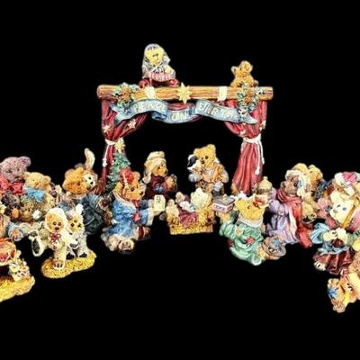 Boyds Bears & Friends Nativity Set And More Figurines