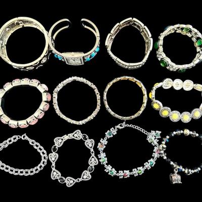 Silver Toned Bracelets