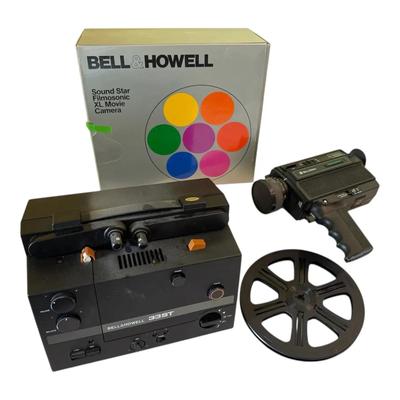Bell & Howell Sound star Filmosonic XL Movie Camera & Projector 