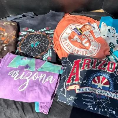Arizona Themed T-Shirts - Unisex Size L-2XL, Short Sleeve, Colorful, Southwest