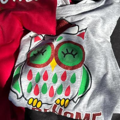 Women’s Christmas Shirts - Short Sleeve & Long Sleeve. Red, Festive, Tis the Season, Sizes XXL