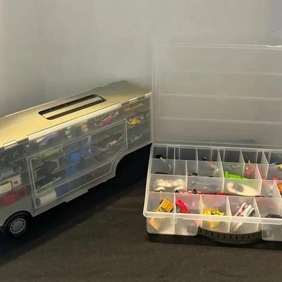 Die-Cast Toy Car Carrier & Storage Case - Hot Wheels, Matchbox, Racecars, Trucks, Autos