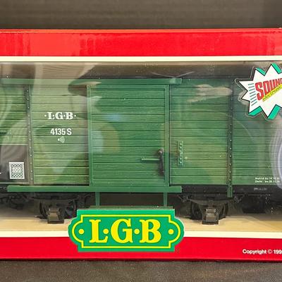 LGB 4135S Boxcar w/ Sound 